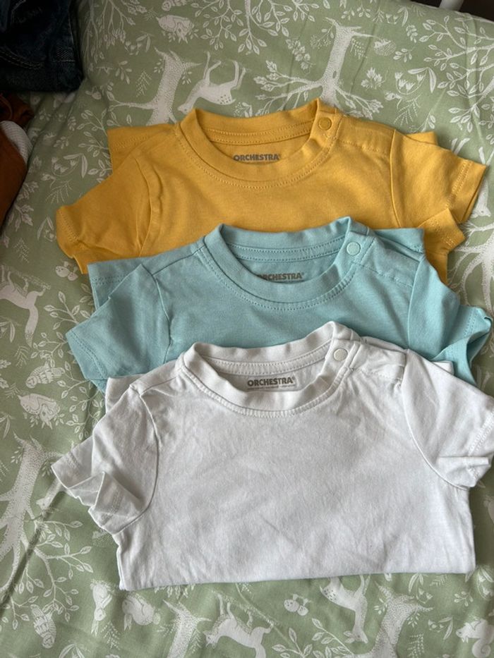 Lot de t-shirt manches courtes