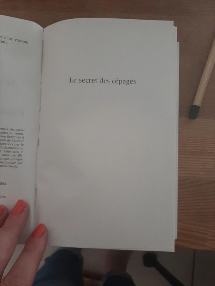 Livre le secret des cepages - photo numéro 3