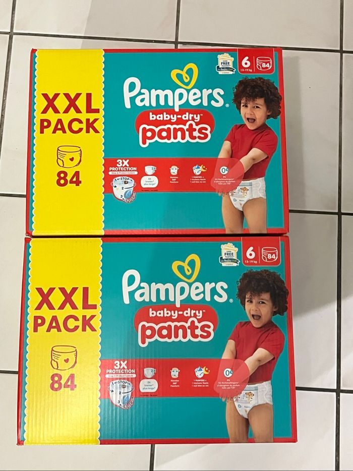 Lot couche pants taille 6 Pampers baby dry