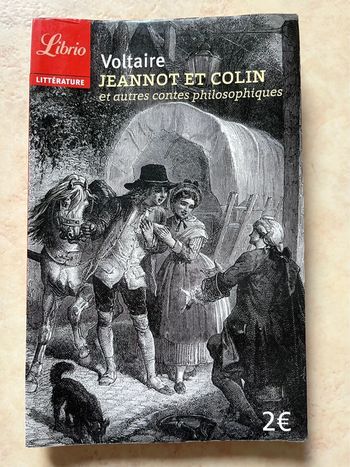 Livre Jeannot et Colin et autres contes philosophiques Voltaire