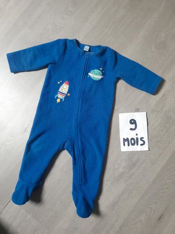 Pyjama polaire 9mois garçon