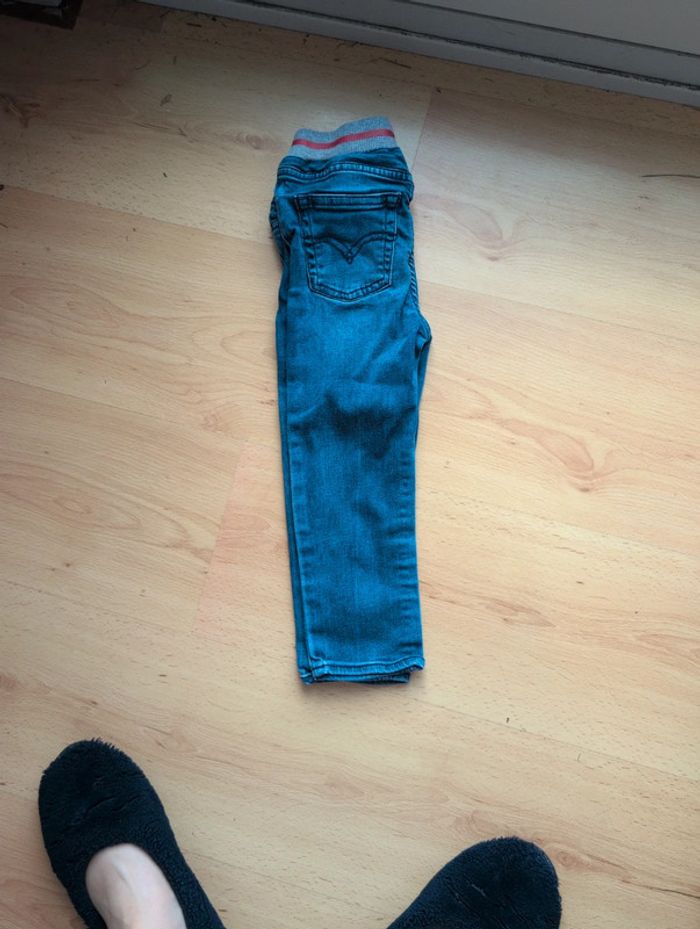 Pull on jeans skinny en denin bleu 24 mois Levi's - photo numéro 2