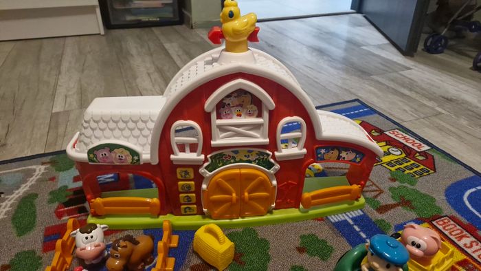 Jouet ferme avec animaux et tracteur - photo numéro 2