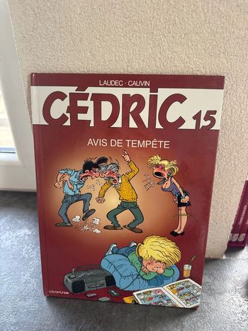 Livre bande dessiné Cédric avis de tempête