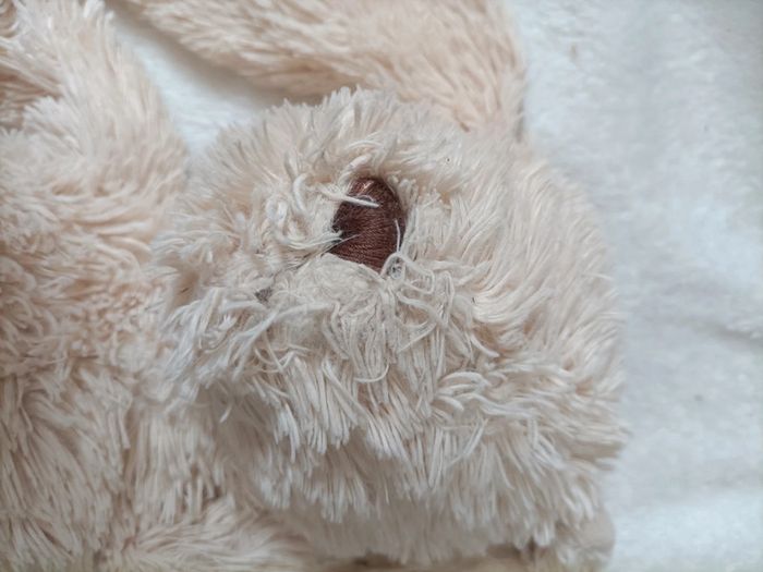 Adorable nounours-lapin blanc - photo numéro 2