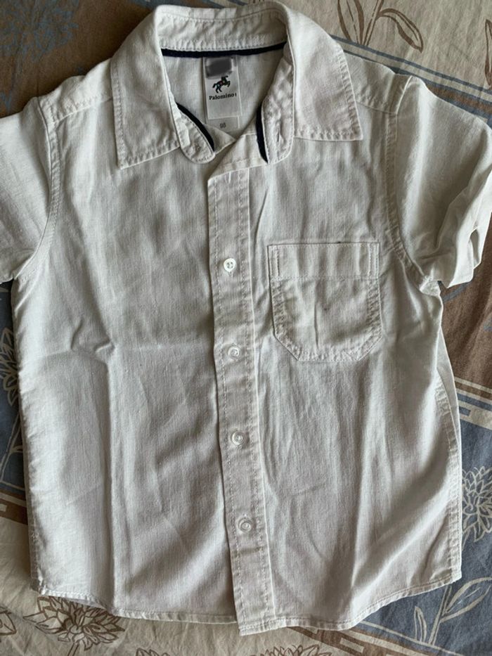 Chemise lin blanc Palomino t98 - photo numéro 2