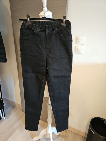 pantalon noir femme kiabi taille 38 neuf taille élastique