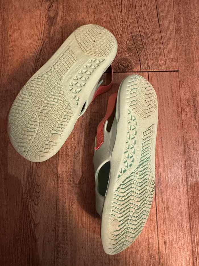 Chaussure Sandale Piscine Enfant SLAP 100 BASIC Menthe Rose - photo numéro 2