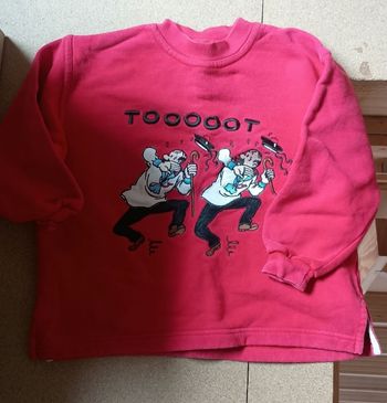 Sweat Tintin vintage t. 4 ans