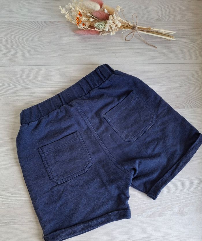 Short bleu marine bébé garçon 24 mois - photo numéro 3