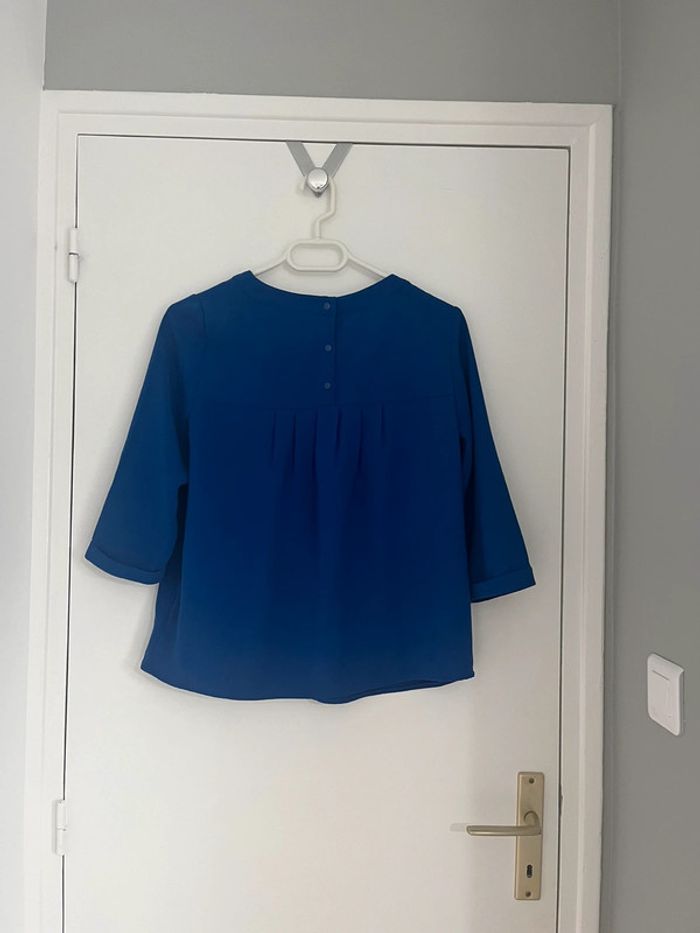 Blouse bleue - photo numéro 2