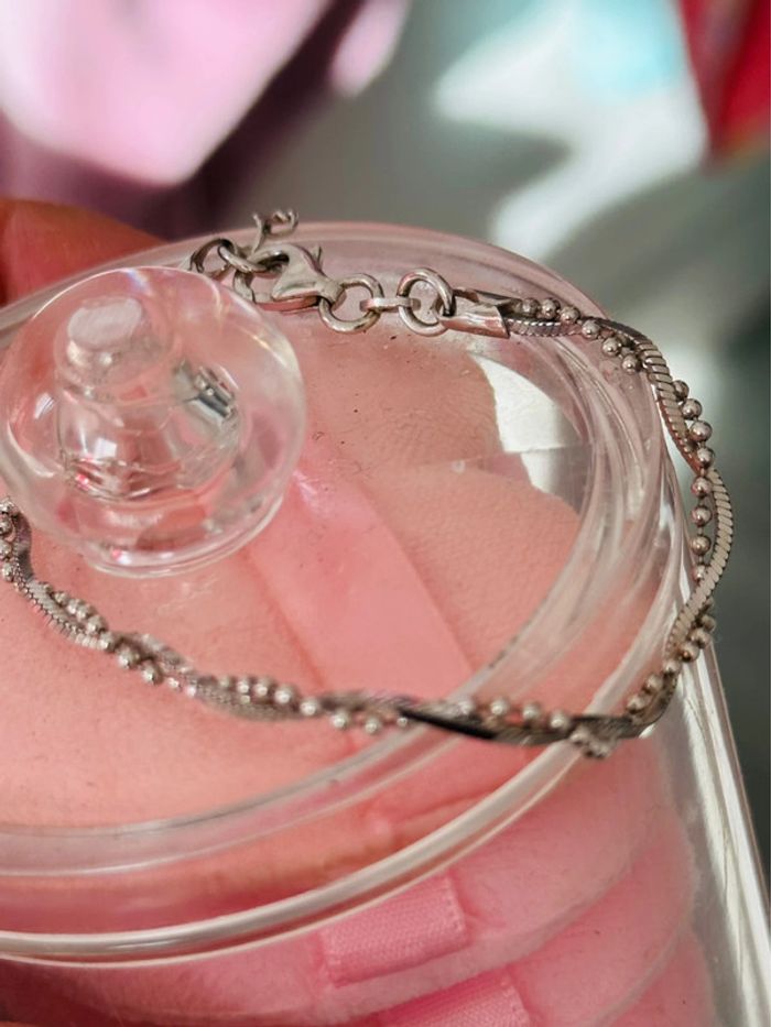 Bracelet torsadé argent - photo numéro 5