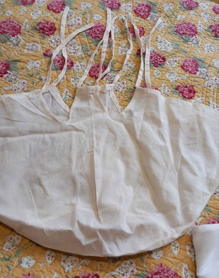 2 tissus pour panier en osier - photo numéro 5