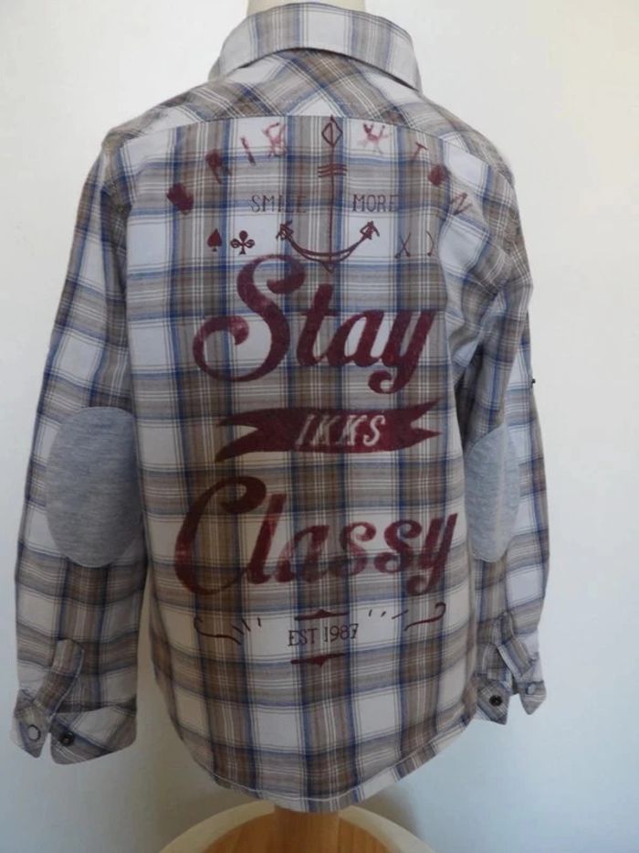 Chemise à carreaux - IKKS - 4 ans - photo numéro 2