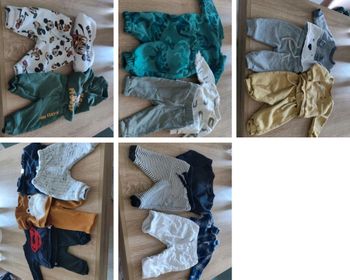 Lot 11 ensembles 3 mois 