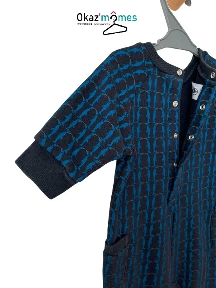 Combinaison longue marine (pingouins) - Petit Bateau 6 mois (67cm) - photo numéro 6