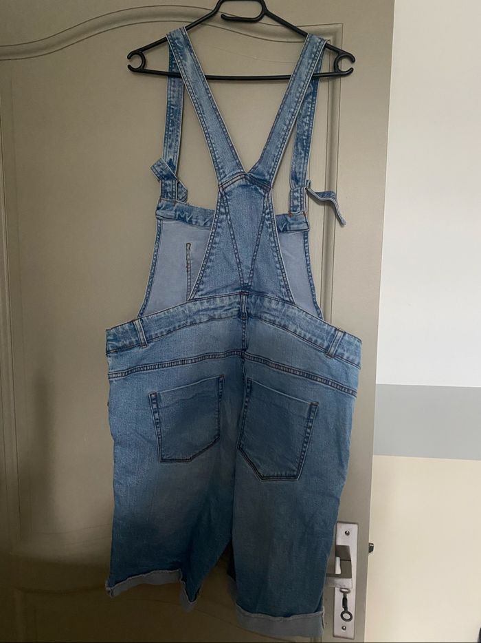 Combi short en jean - photo numéro 5