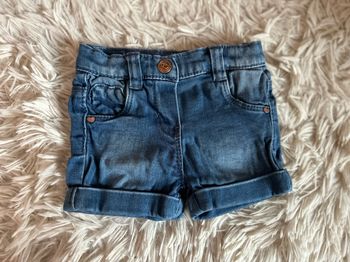 Short en jeans