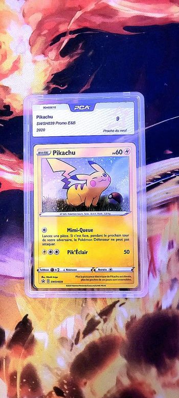 PIKACHU HOLO - POKÉMON SWSH039 PCA 9 PROMO ÉPÉE ET BOUCLIER NEUF FR