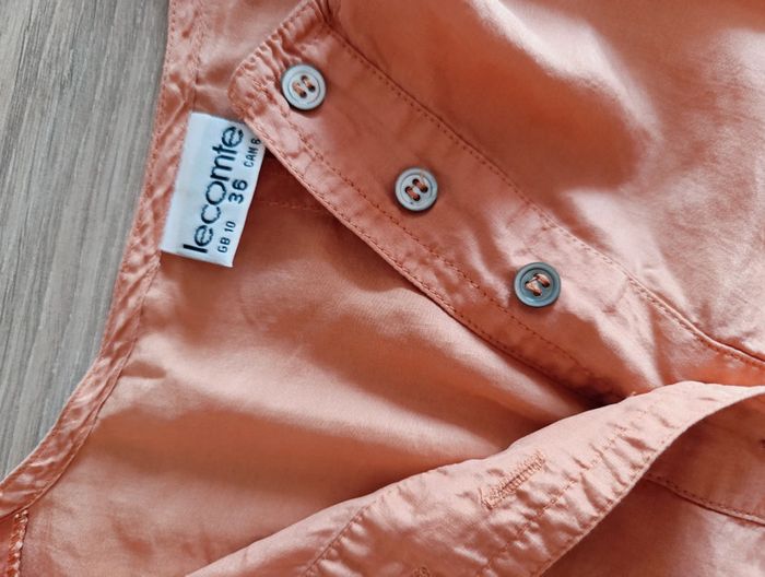 Chemise en soie safran - Le Comte - Taille 36 - photo numéro 5