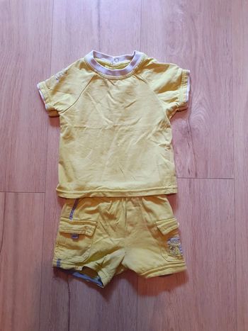 Tee-shirt + short - 6 mois