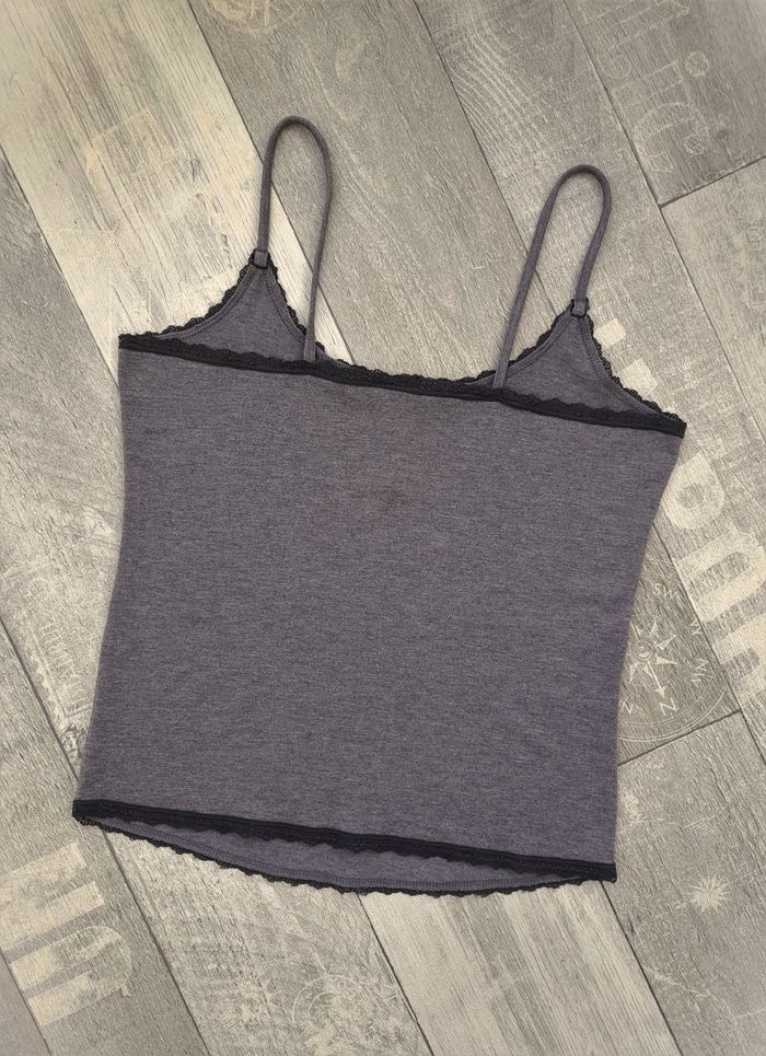 Débardeur / caraco fines bretelles anthracite - Kiabi - photo numéro 6