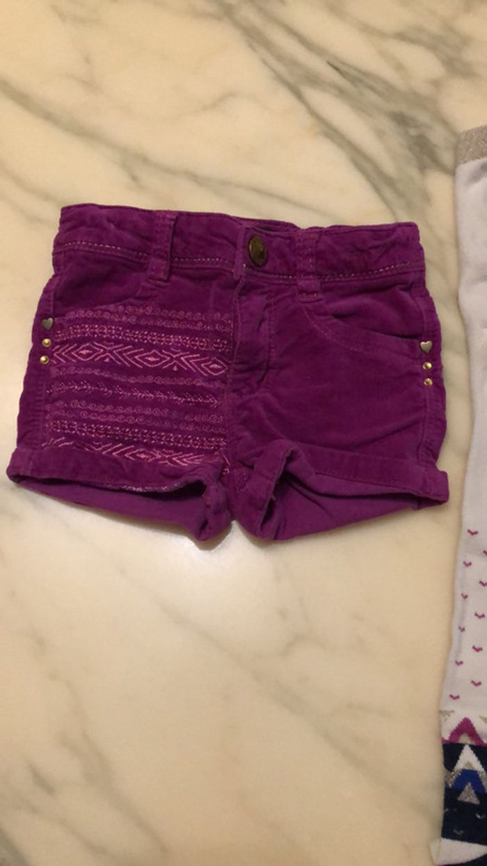 Short avec collant catimini 2 ans - photo numéro 4