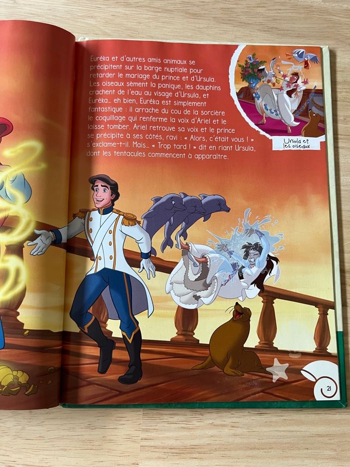 Livre Disney Audiocontes Magiques n°9 – La Petite Sirène – Bon État (Sans Figurines) - photo numéro 8