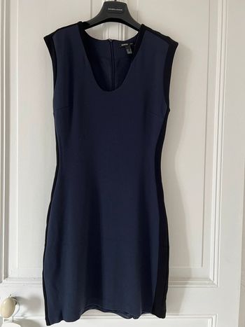 Robe sans manche mango marine et noir