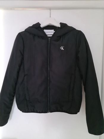 Veste à capuche rembourrée Taille S noir Calvin Klein