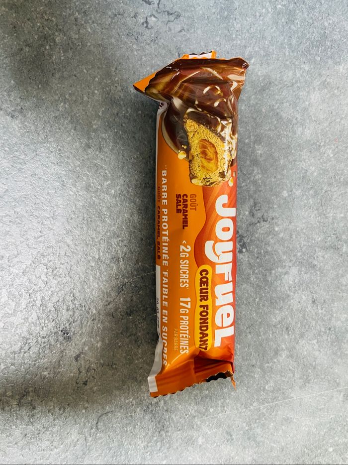 Joyfuel barre proteinée cœur fondant goût caramel salé 12 barres x50g - photo numéro 3