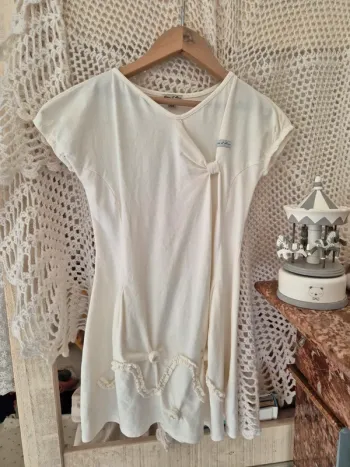 Robe blanche 6 ans