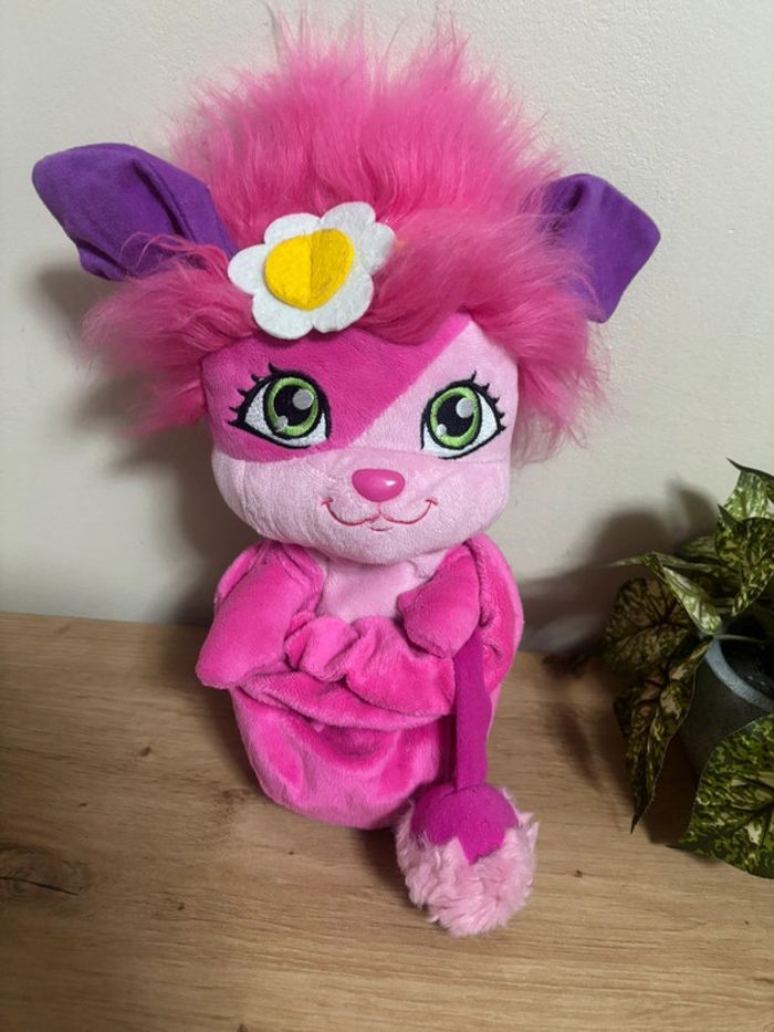 Peluche vintage popples bubbles rose 30 cm année 2015 - photo numéro 3