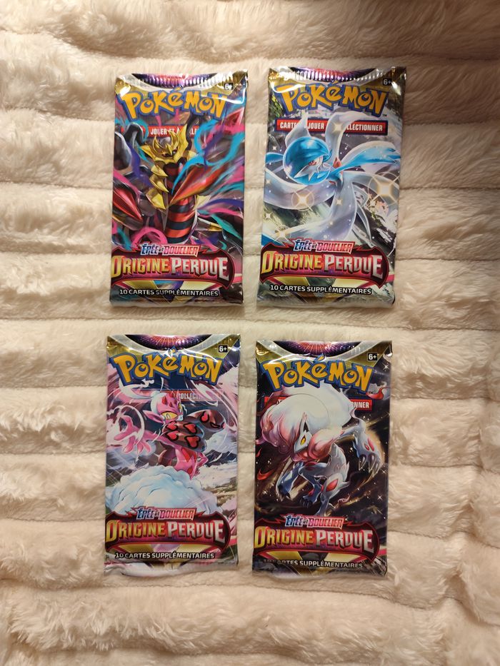 Artset sortie de display Boosters origine perdue cartes Pokémon neuf scellés