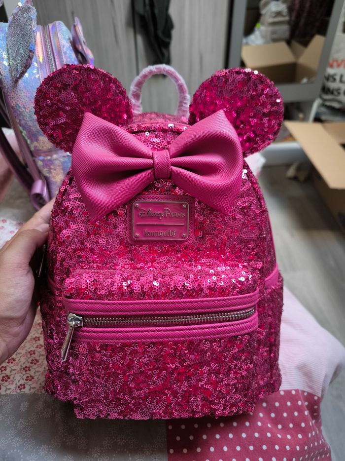 Loungefly sequin magenta