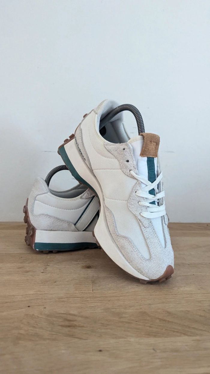 New balance 327 blanc vert - photo numéro 2