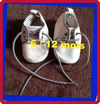 Chaussure  crème Obaïbi  6/12  mois