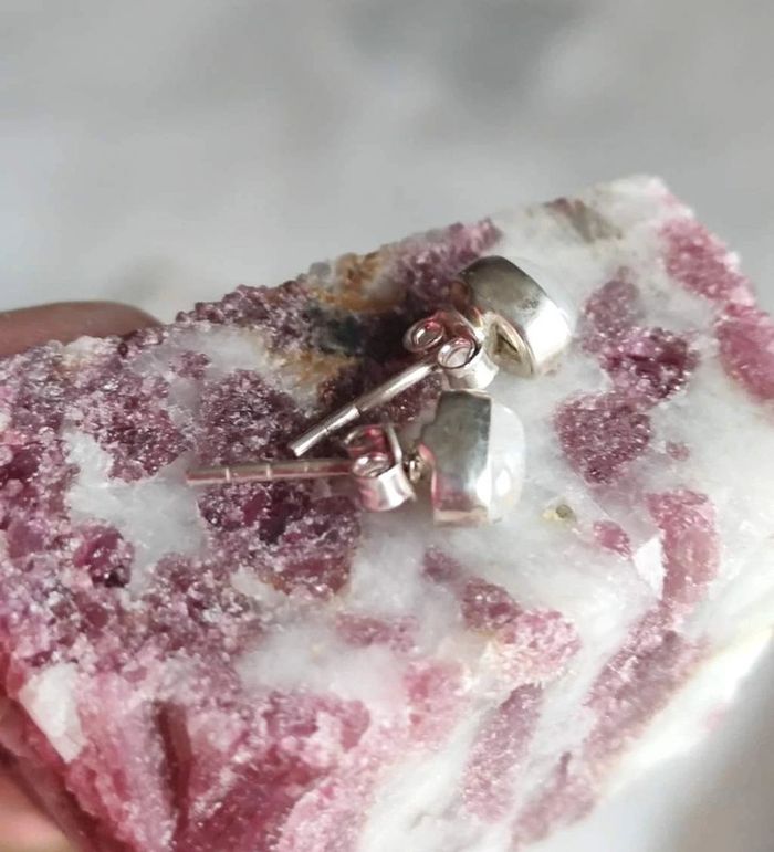 Boucles d'oreilles pierre de lune - photo numéro 5