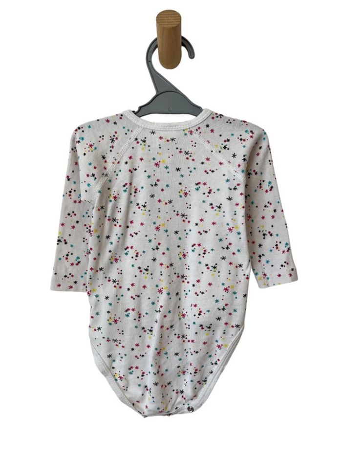 LOT de 2 bodies croisés à manches longues - Absorba 6 mois (67cm) - photo numéro 4