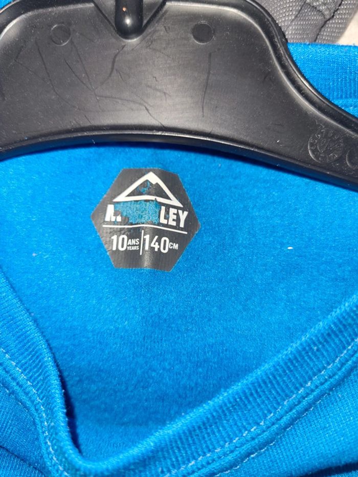 Tee-shirt thermique manche longue foot garçon 10 ans - photo numéro 3