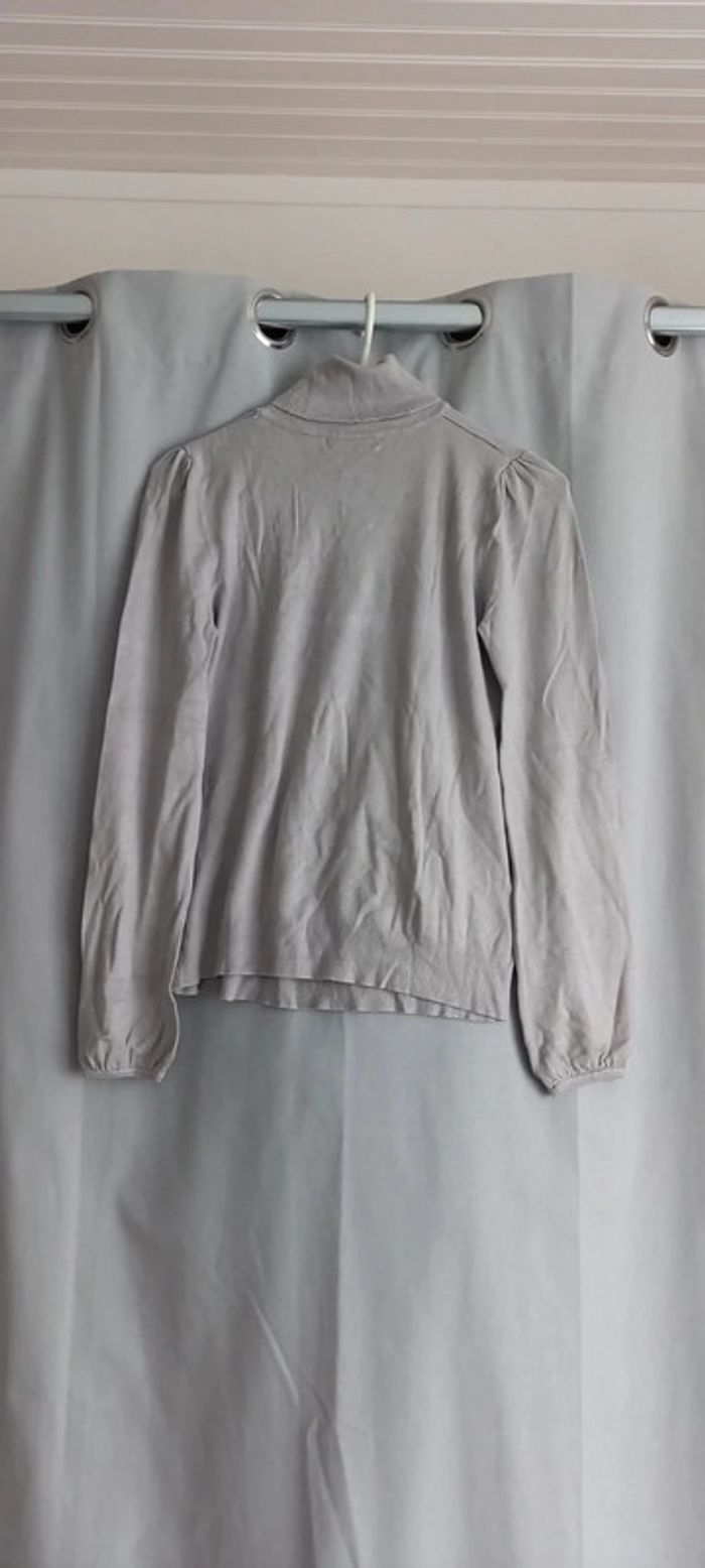 Pull col roulé 36 promod gris - photo numéro 2