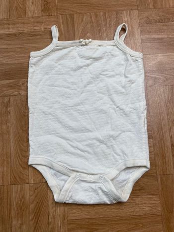 Body sans manches blanc Baby Gap