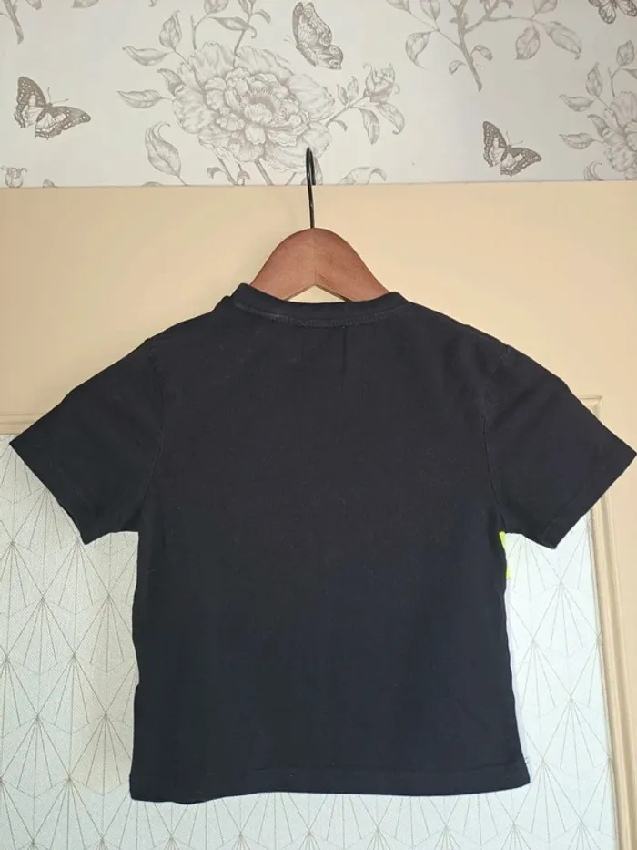 T-shirt Fitness femme XS Jennyfer noir jaune blanc tbe - photo numéro 4