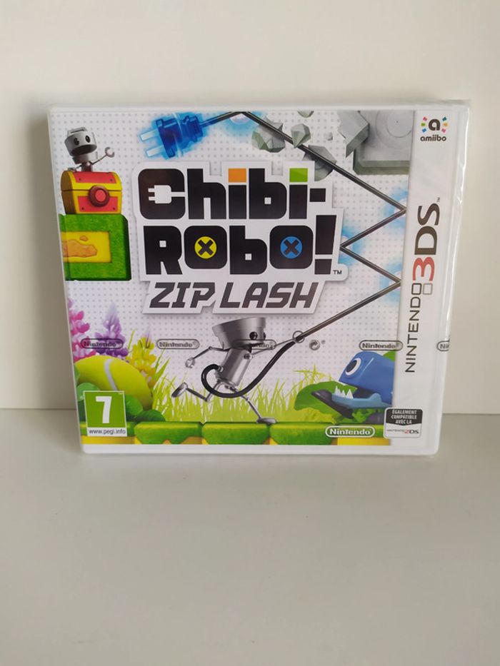 Chibi-robo! Zip Lash Nintendo 3DS/2DS amiibo neuf sous scello - photo numéro 1