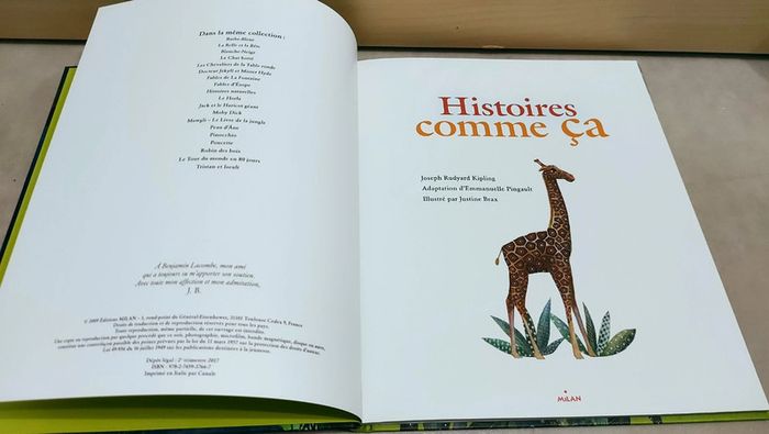 🌺 Livre : Histoires comme ça - photo numéro 3