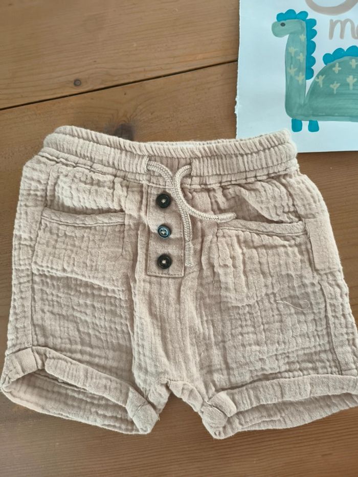 Lots de 3 shorts bébé garçon 3 mois - photo numéro 4