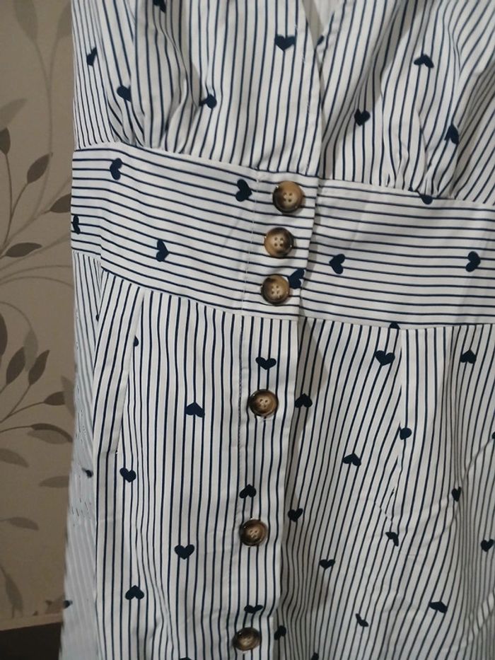 Robe d été boutonnée Shein neuve avec étiquette Taille M - photo numéro 6