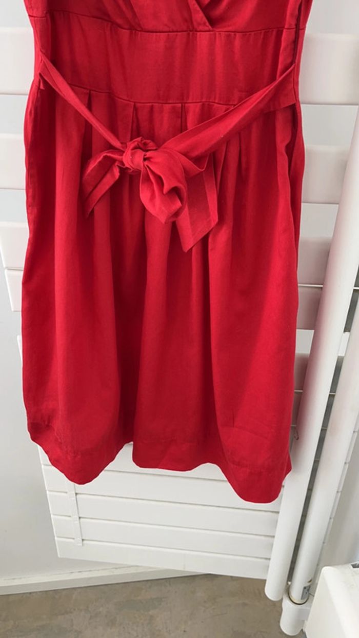 Robe rouge cintrée promod S comme neuve - photo numéro 2