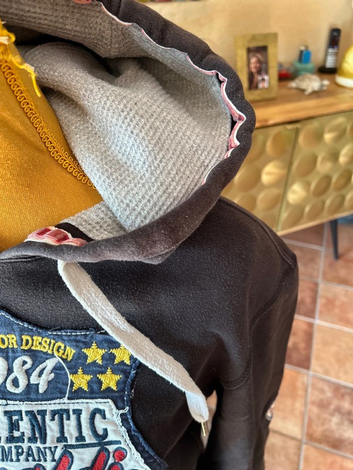 Rivaldi sweat à capuche motif vintage taille L - photo numéro 5
