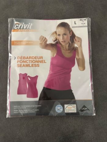 Débardeur rose fuchsia Crivit TL 46/48